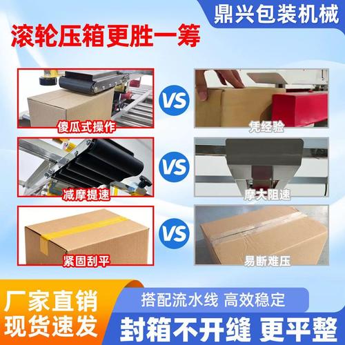 鼎興全自動紙箱封箱機 電商物流時代的智能打包利器